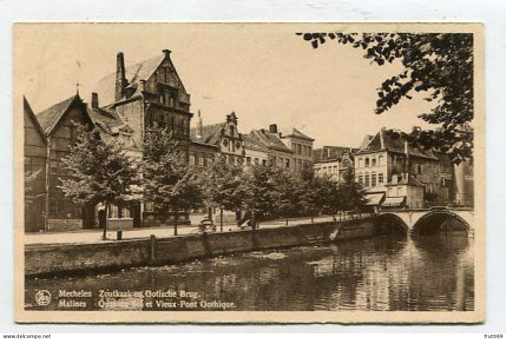 AK 156773 BELGIUM - Mechelen - Zoutkaai En Gotische Brug - Malines