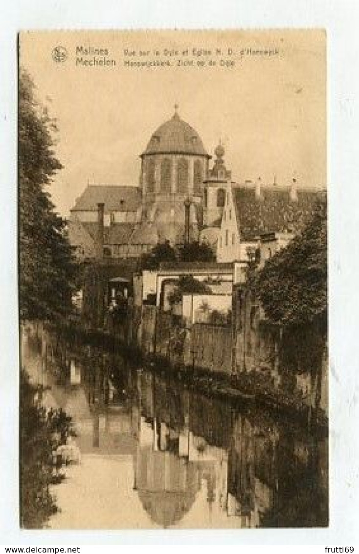 AK 156775 BELGIUM - Mechelen - Hanswijkkerk - Zicht Op De Dijle - Malines