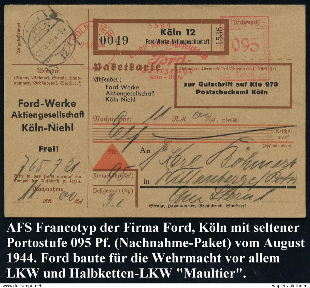 FORD - FORD-MOTOR CORPORATION - FORD - FORD - KFZ