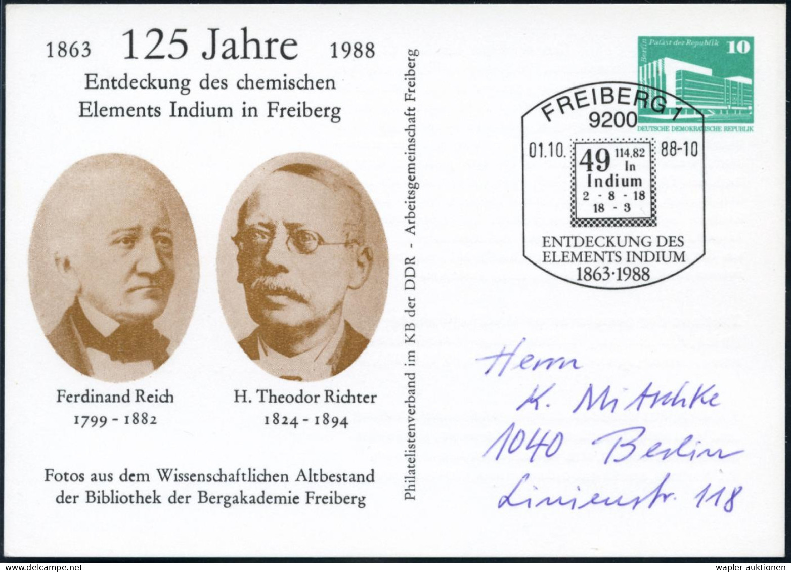 BERÜHMTE CHEMIKER - FAMOUS CHEMICAL ENGINEERS - CHEMISTES CELEBRES - CHIMICI FAMOSI - Chemie