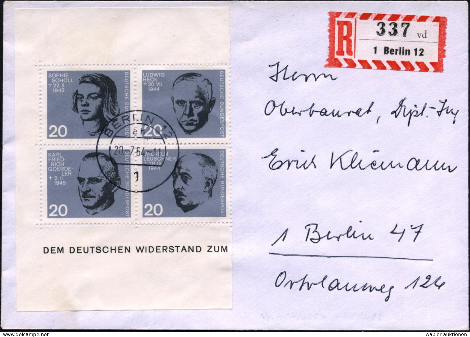 WIDERSTAND IM III. REICH / ANTI-FASCHISMUS (1933 - 1945) - RESISTANCE / ANTI-FASCISM (1933 - 1945) - RESISTANCE / ANTI-F - Andere & Zonder Classificatie