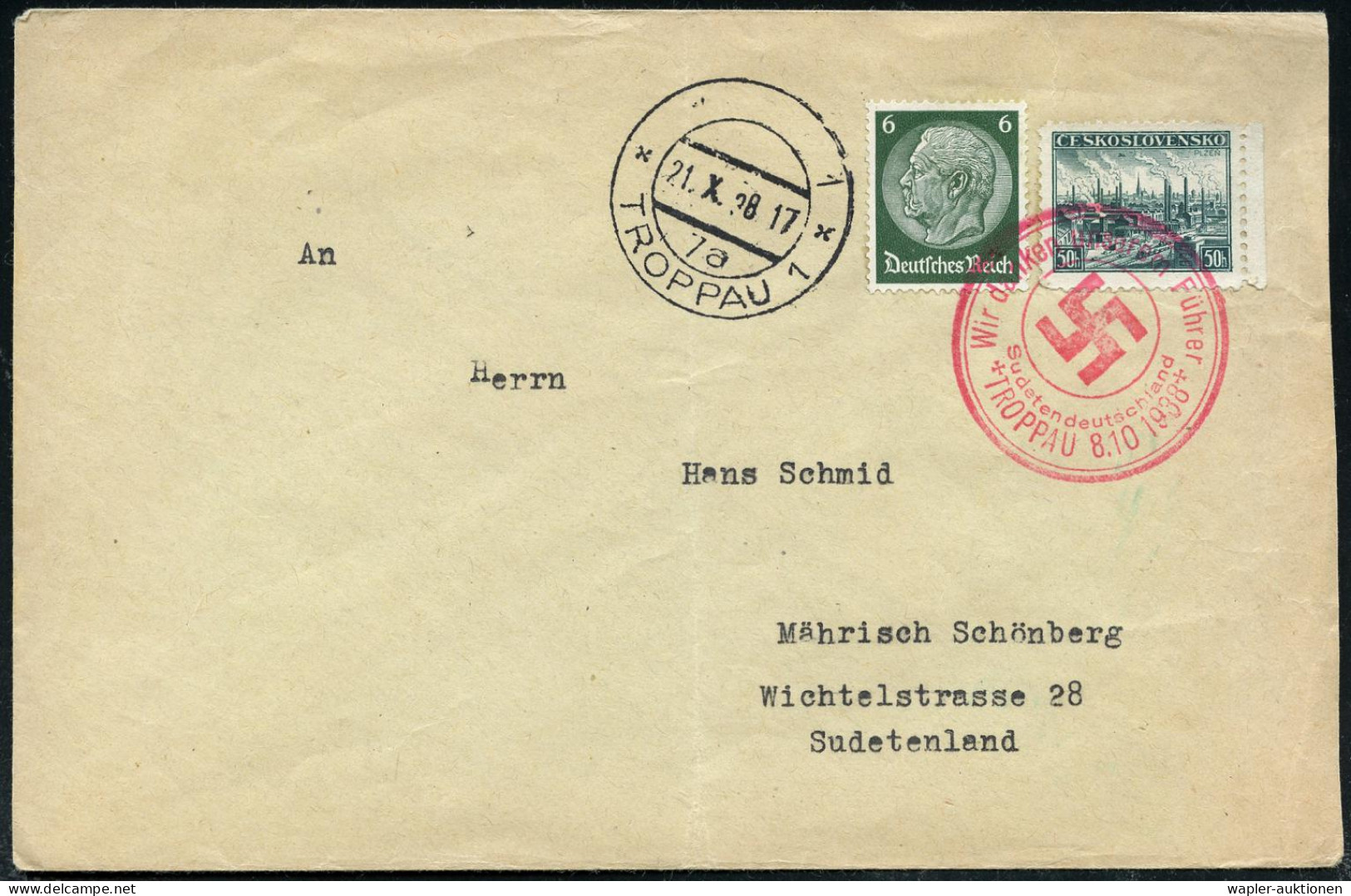 SUDETEN-KRISE & BESETZUNG 1938 - SUDETEN-GERMAN CRISIS & OCCUPATION 1938 - LES SUDETES - TEMPS DE CRISE & OCCUPATION 193 - Other & Unclassified