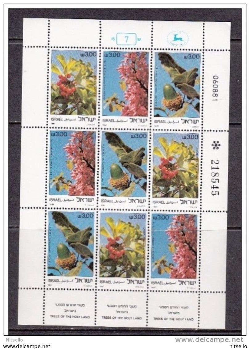 HB MUNDIAL   ///  (C110)  ISRAEL 1981    Michel Nº: 868/70 **MNH  //   CATALOG/COTE:  5,45 € - Unused Stamps (with Tabs)