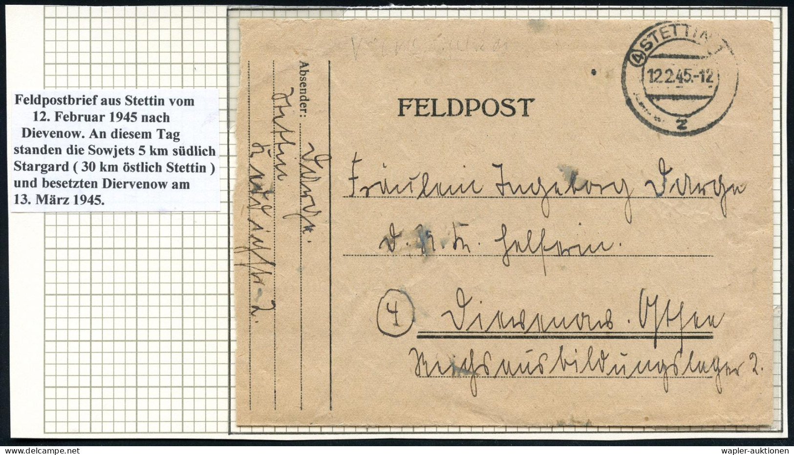 ÜBERROLLER / SPÄTE POST (Januar Bis 8.5.1945) - LATE MAIL (until May 8th, 1945) - POSTE TRES TARD (jusque à  8 Mai 1945  - 2. Weltkrieg