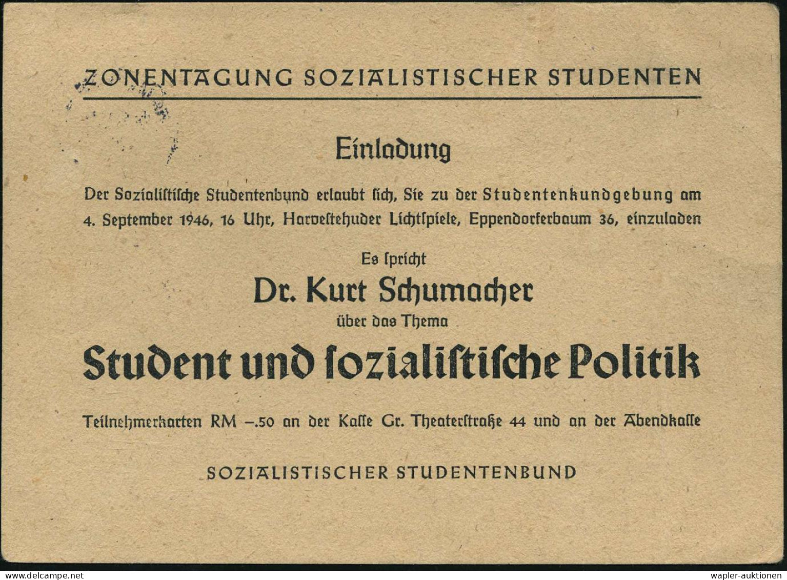 DEUTSCHLAND NACH DEM 8. MAI 1945: ALLIIERTE BESETZUNG / KONTROLLRAT - GERMANY AFTER W.W.II: ALLIED OCCUPATION / CONTROL  - Autres & Non Classés