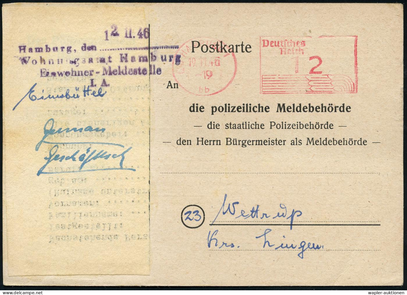 DEUTSCHLAND NACH DEM 8. MAI 1945: ALLIIERTE BESETZUNG / KONTROLLRAT - GERMANY AFTER W.W.II: ALLIED OCCUPATION / CONTROL  - Other & Unclassified