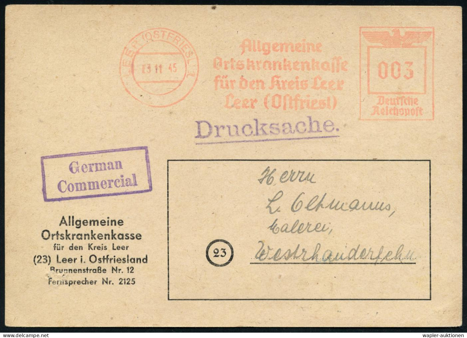 DEUTSCHLAND NACH DEM 8. MAI 1945: ALLIIERTE BESETZUNG / KONTROLLRAT - GERMANY AFTER W.W.II: ALLIED OCCUPATION / CONTROL  - Otros & Sin Clasificación