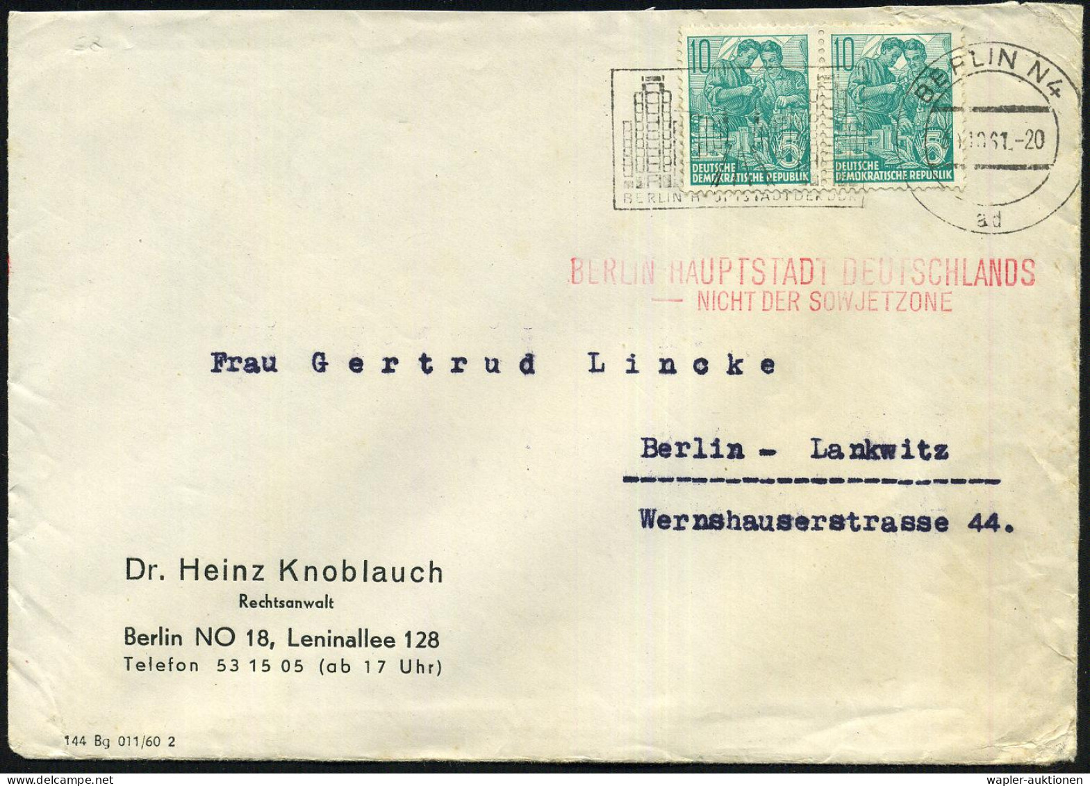 POSTKRIEG - POSTAL WAR - GUERRE POSTALE - GUERRA POSTALE (GUERRA FREDDA) - Other & Unclassified