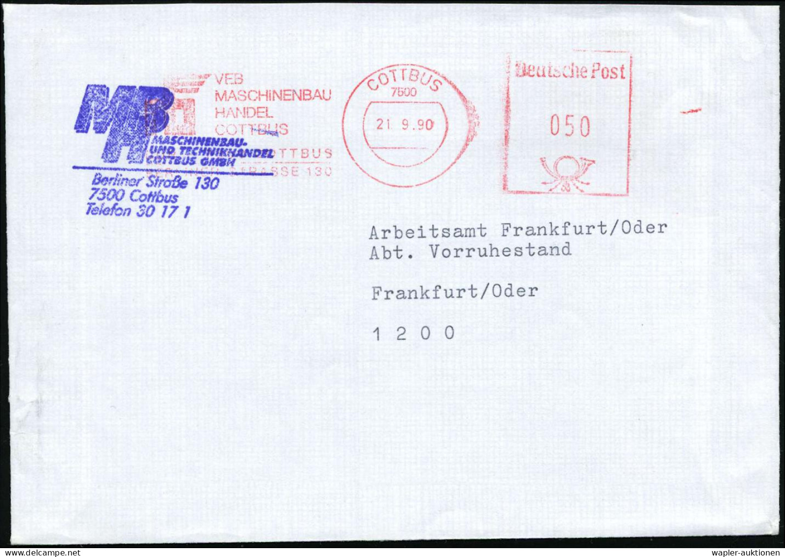 DEUTSCHE EINHEIT: VERKEHRSGEBIET OST (V.G.O.) BIS 2.10.1990 - GERMANY RE-UNITED: EAST GERMANY  UNTIL OCT. 2ND 1990 - ALL - Other & Unclassified