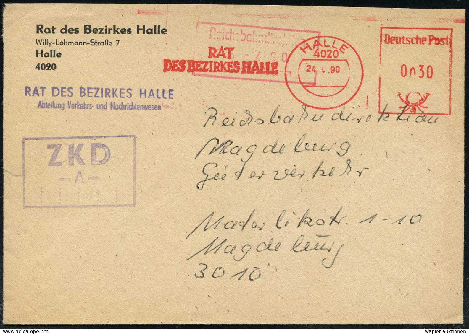 DEUTSCHE EINHEIT: VERKEHRSGEBIET OST (V.G.O.) BIS 2.10.1990 - GERMANY RE-UNITED: EAST GERMANY  UNTIL OCT. 2ND 1990 - ALL - Other & Unclassified