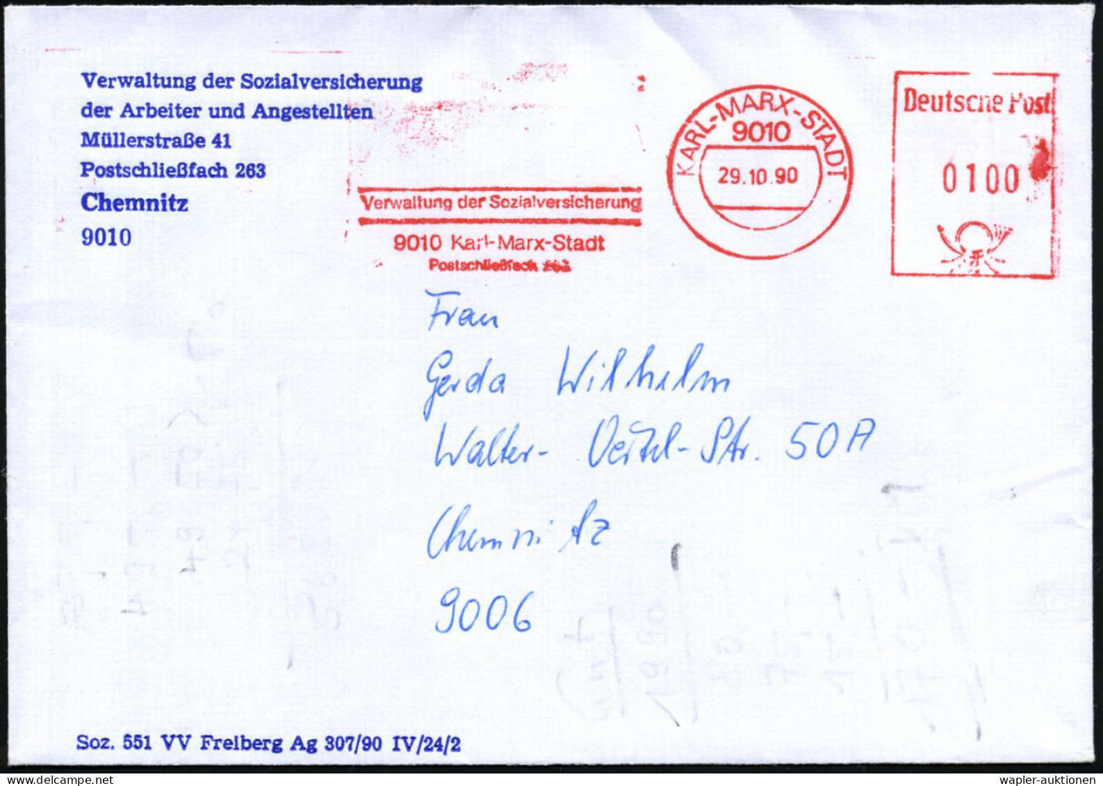 DEUTSCHE EINHEIT: VERKEHRSGEBIET OST (V.G.O.) BIS 2.10.1990 - GERMANY RE-UNITED: EAST GERMANY  UNTIL OCT. 2ND 1990 - ALL - Andere & Zonder Classificatie