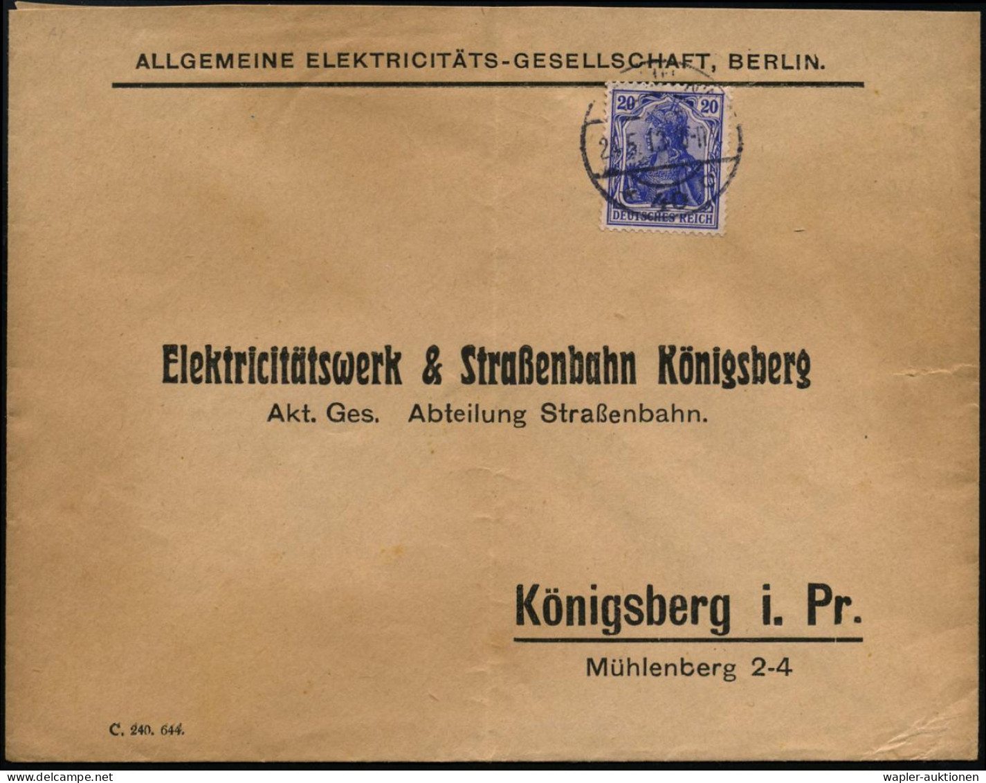 SONDERTEIL ELEKTRIZITÄT: ALLGEMEINE ELEKTRICITÄTS-GESELLSCHAFT & TOCHTERFIRMEN / TELEFUNKEN / OSRAM Etc. - A.E.G. & TELE - Electricidad