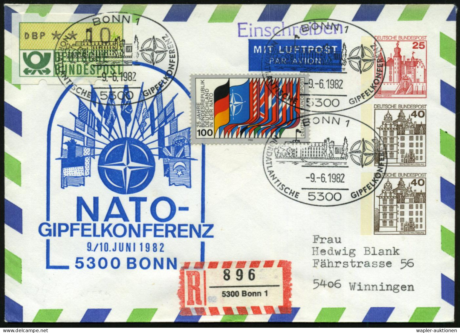 N.A.T.O. (NORDATLANT. VERTEIDIGUNGSGEMEINSCHAFT) - N.A.T.O. - O.T.A.N. - NATO - Autres & Non Classés