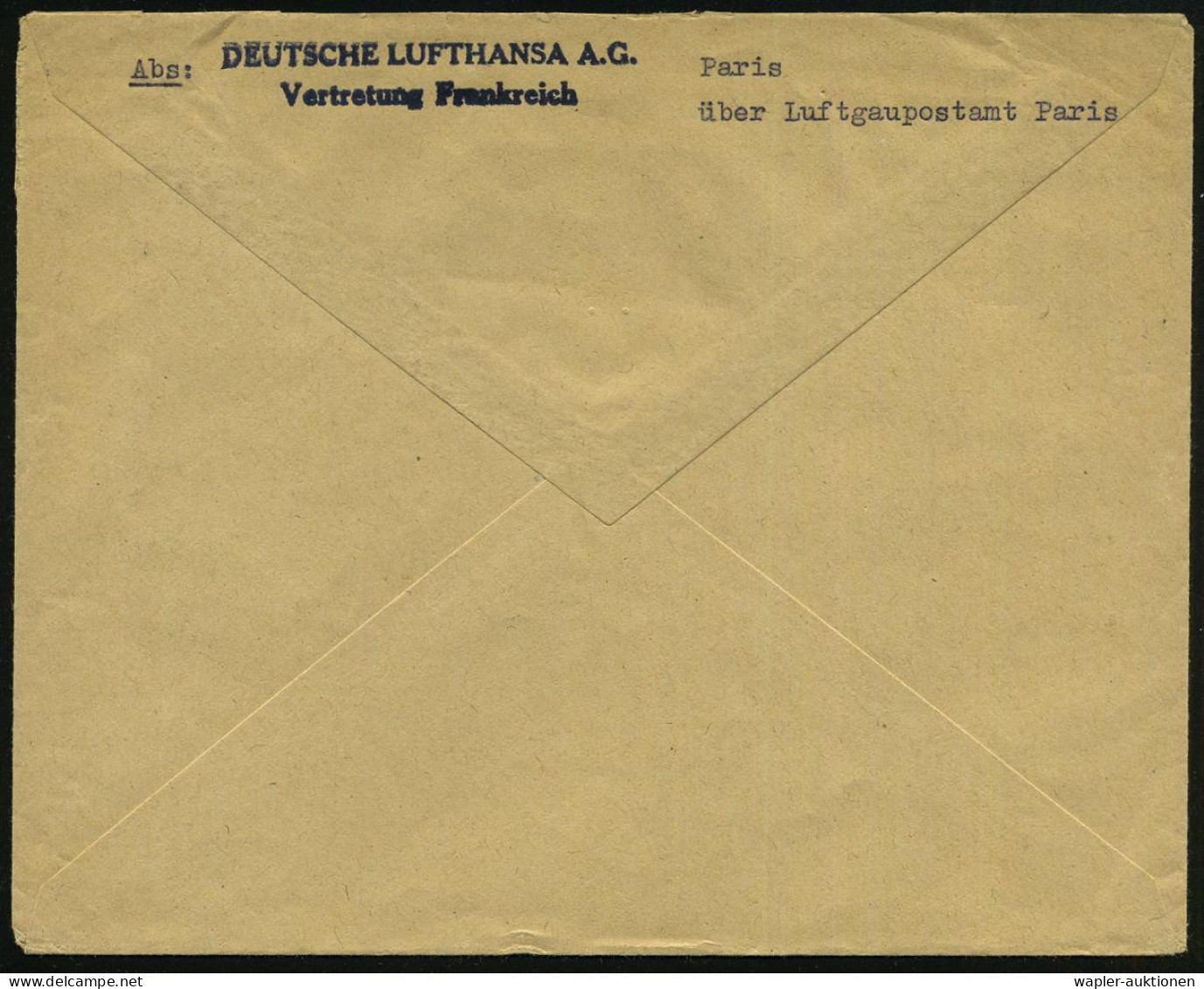 DEUTSCHE LUFTHANSA (DLH):  DOKUMENTE & BELEGE (OHNE ERSTFLÜGE) - LUFTHANSA DOCUMENTS & LETTERS (WITHOUT 1st FLIGHTS) - L - Andere (Lucht)