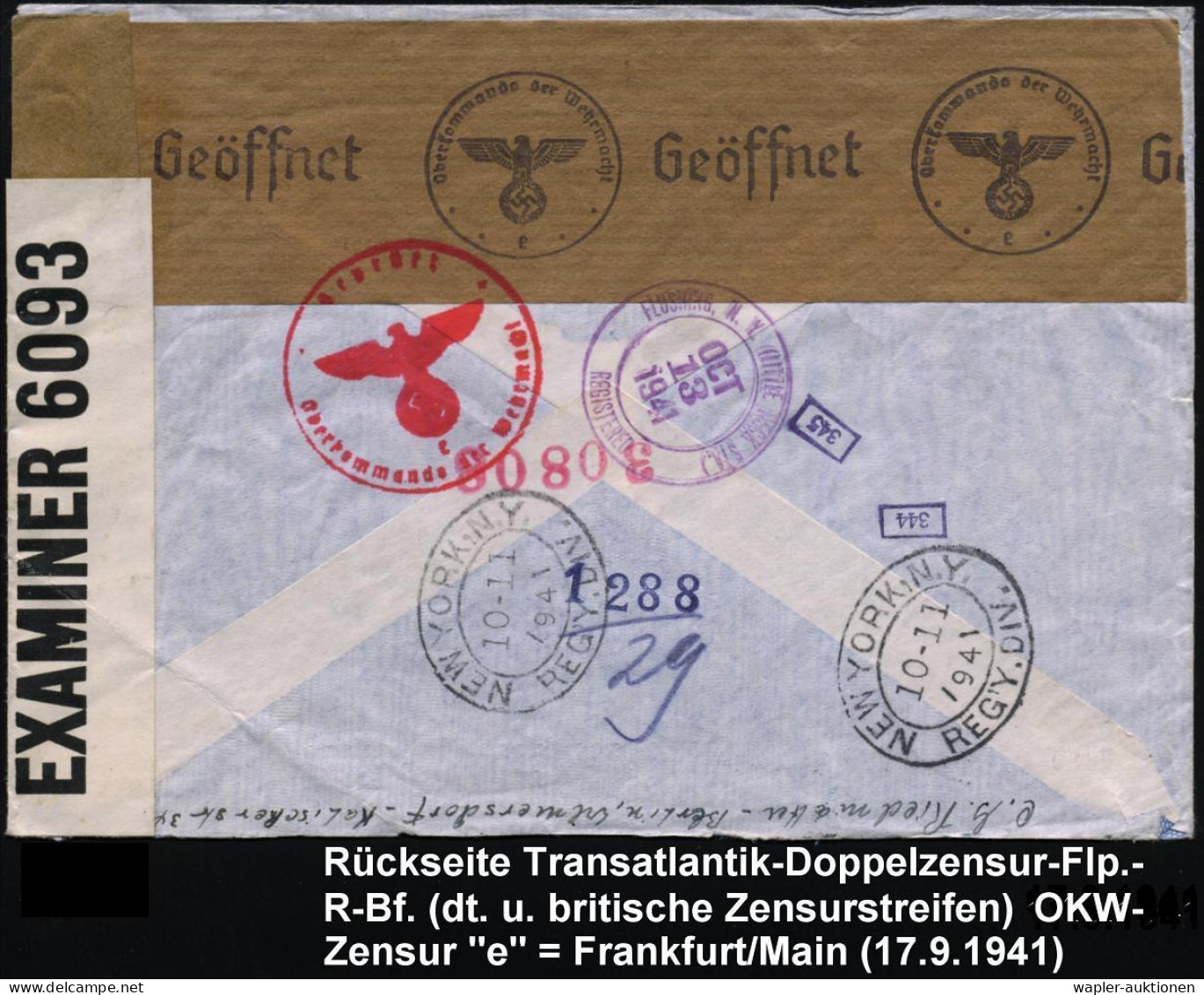 REGULÄRE TRANSATLANTIK-LUFTPOST (OHNE KATAPULTPOST) - REGULAR TRANSATLANTIC AIR MAIL (WITHOUT CATAPULT MAIL) - POSTE AER - Autres (Air)