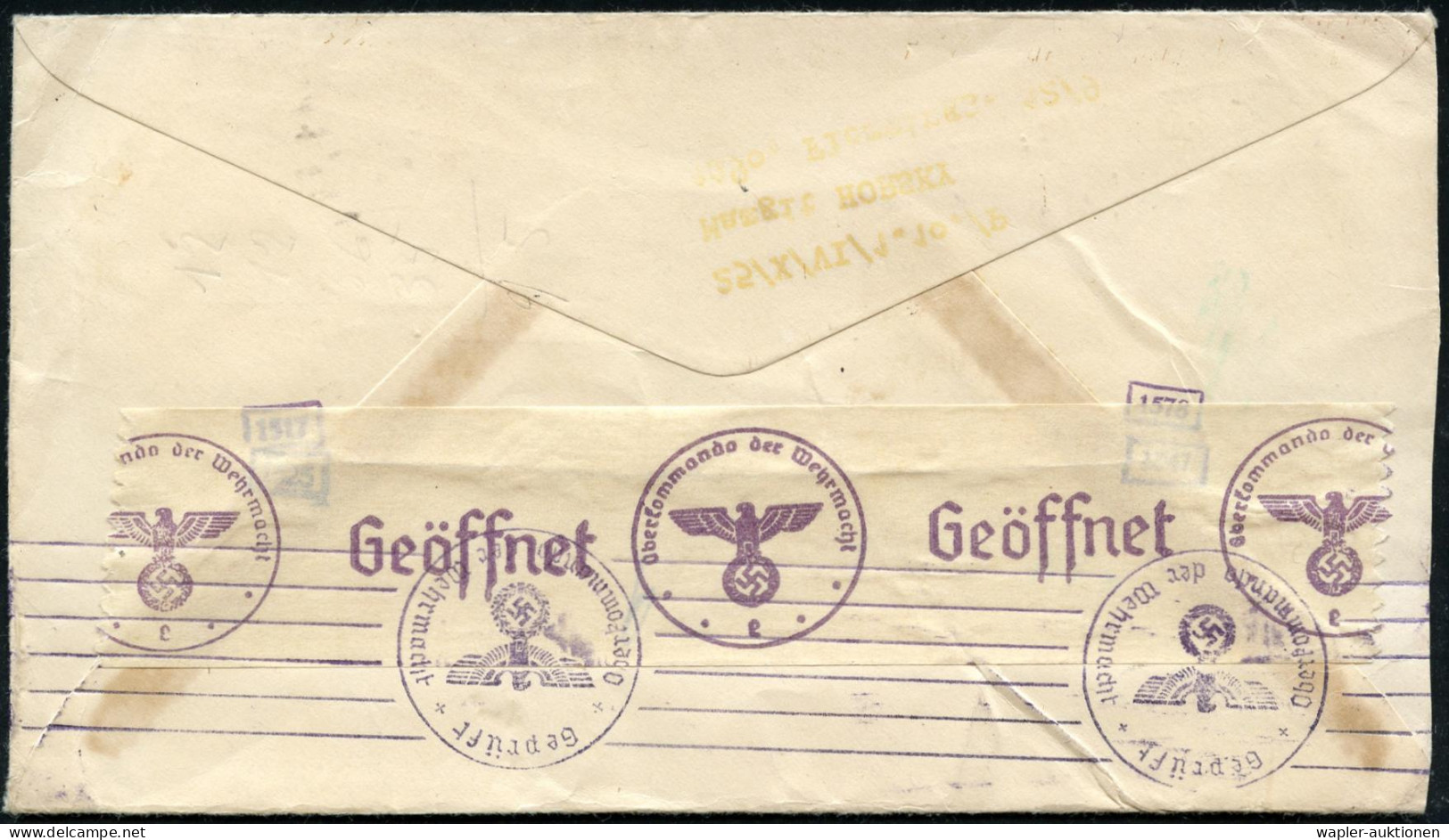 REGULÄRE TRANSATLANTIK-LUFTPOST (OHNE KATAPULTPOST) - REGULAR TRANSATLANTIC AIR MAIL (WITHOUT CATAPULT MAIL) - POSTE AER - Otros (Aire)