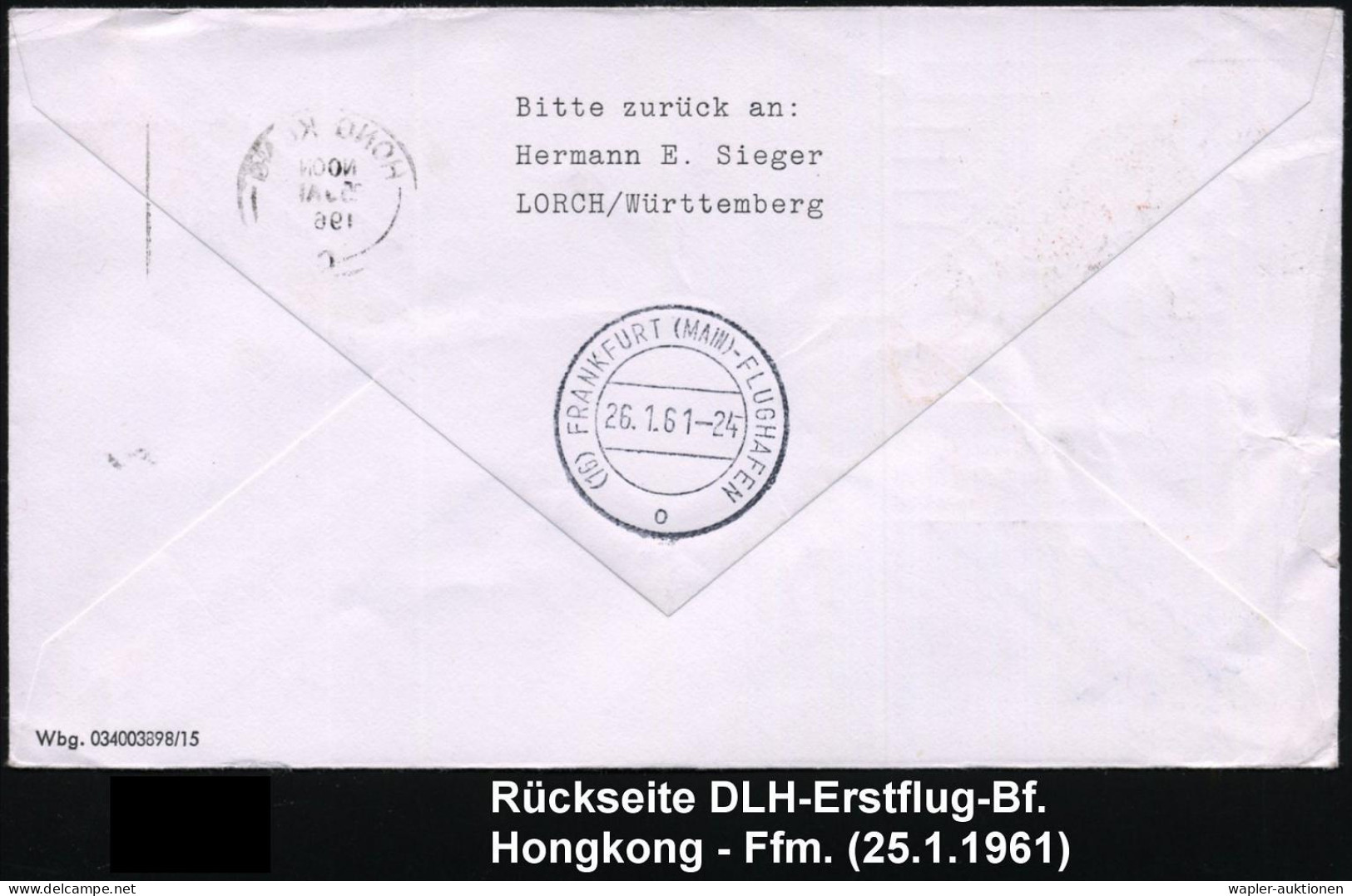 ERSTFLÜGE & FLUGPOST ASIEN & TRANSPAZIFIK - AIR MAIL & FIRST FLIGHTS ASIA & TRANSPACIFIC - PREMIER VOLS & POSTE AERIENNE - Sonstige (Luft)