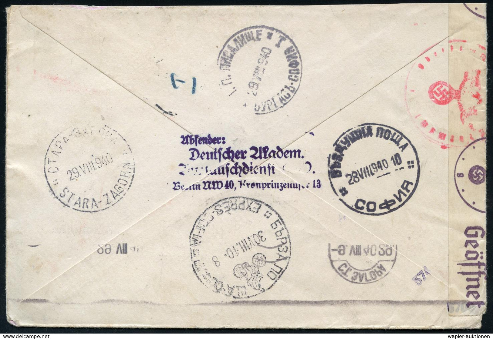 FLUGBEDARFSPOST / REGULÄRE LUFTPOST / FRANKATUREN / PORTOSTUFEN - REGULAR AIR MAIL / AIR MAIL STAMPS - POSTE AERIENNE RE - Autres (Air)