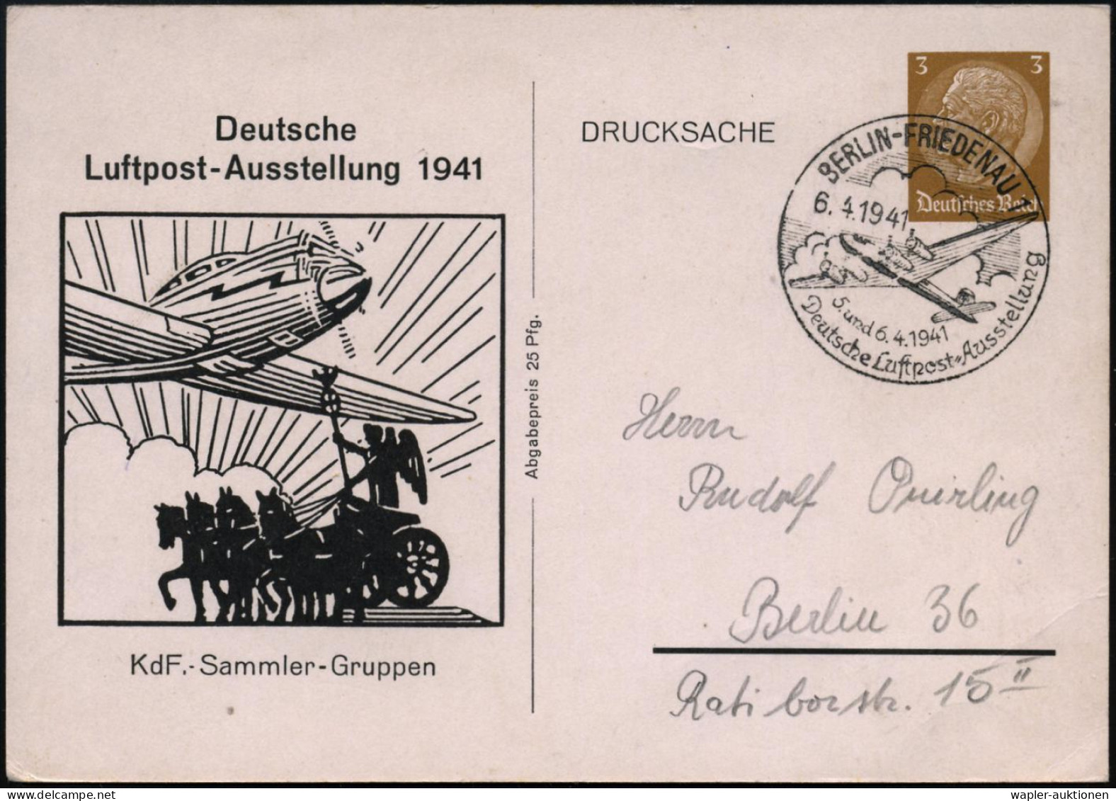 LUFTPOST-AUSSTELLUNGEN - AIR MAIL EXHIBITIONS - EXPOSITIONS DE POSTE AERIENNE - ESPOSIZIONI DI POSTA AEREA - Aviones