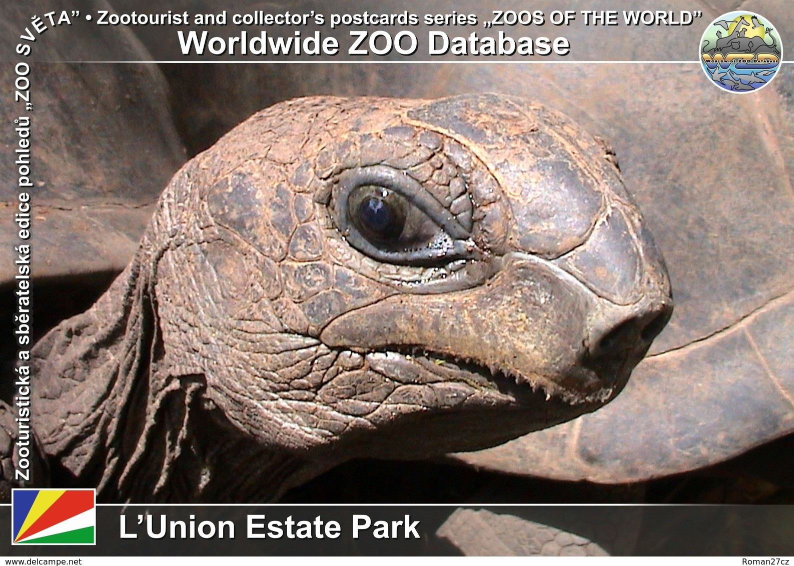 026 L'Union Estate Park, SC - Giant Tortoise (Aldabrachelys Gigantea) - Seychellen