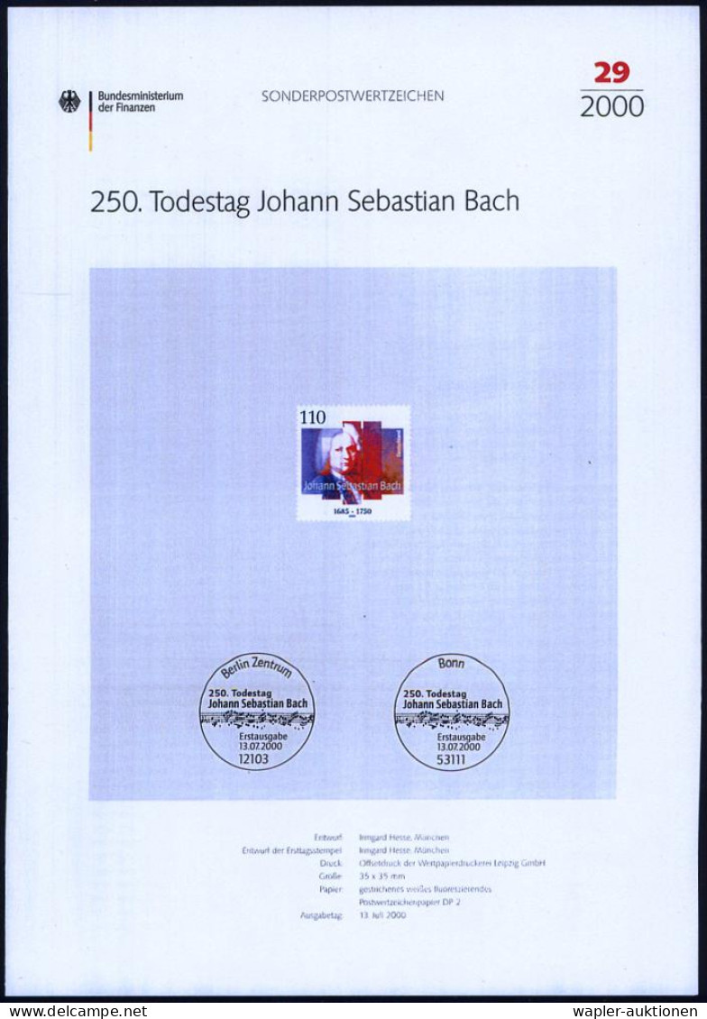 JOHANN SEBASTIAN BACH - J.S. BACH - J.S. BACH - J.S. BACH - Musique