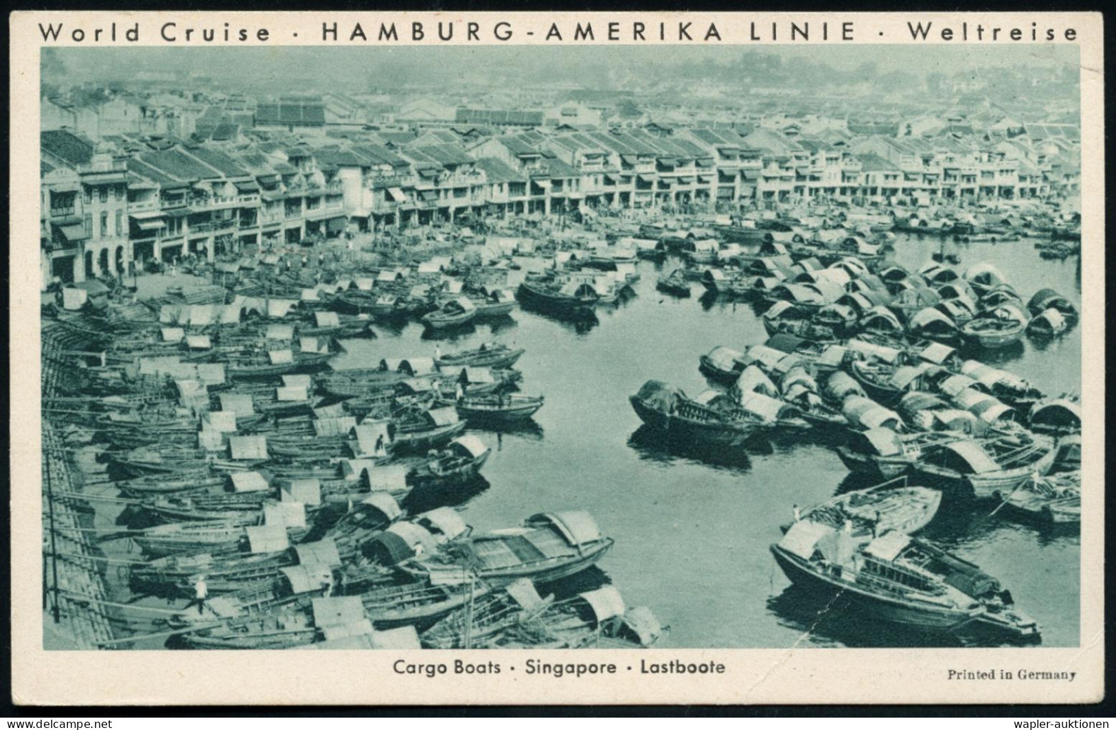 SCHIFFS-TELEGRAMMKARTEN DER HAPAG - TELEGRAM-CARDS HAMBURG-AMERICA-LINE - CARTES-TELEGRAMMES DE SOC. D'ARMATEUR 'HAPAG'  - Maritime