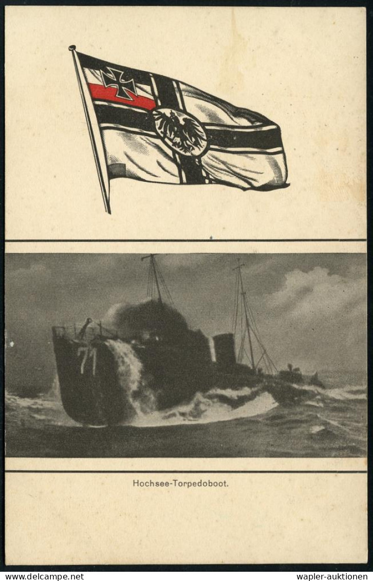 DEUTSCHE MARINESCHIFFSPOST I. WK. (1914 -18) - GERMAN NAVAL SEA POST OFFICE  WW.I (1914 -18) - POSTE NAVALE ALLEMANDE G. - Schiffahrt