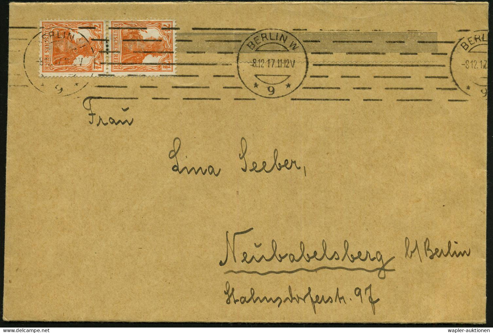 DEUTSCHE MARINE-DIENST- & FELDPOST I. WELTKRIEG 1914-18 (OHNE MSP) - GERMAN NAVAL FIELD-POST WW.I (1914-18) - POSTE DE C - Marítimo