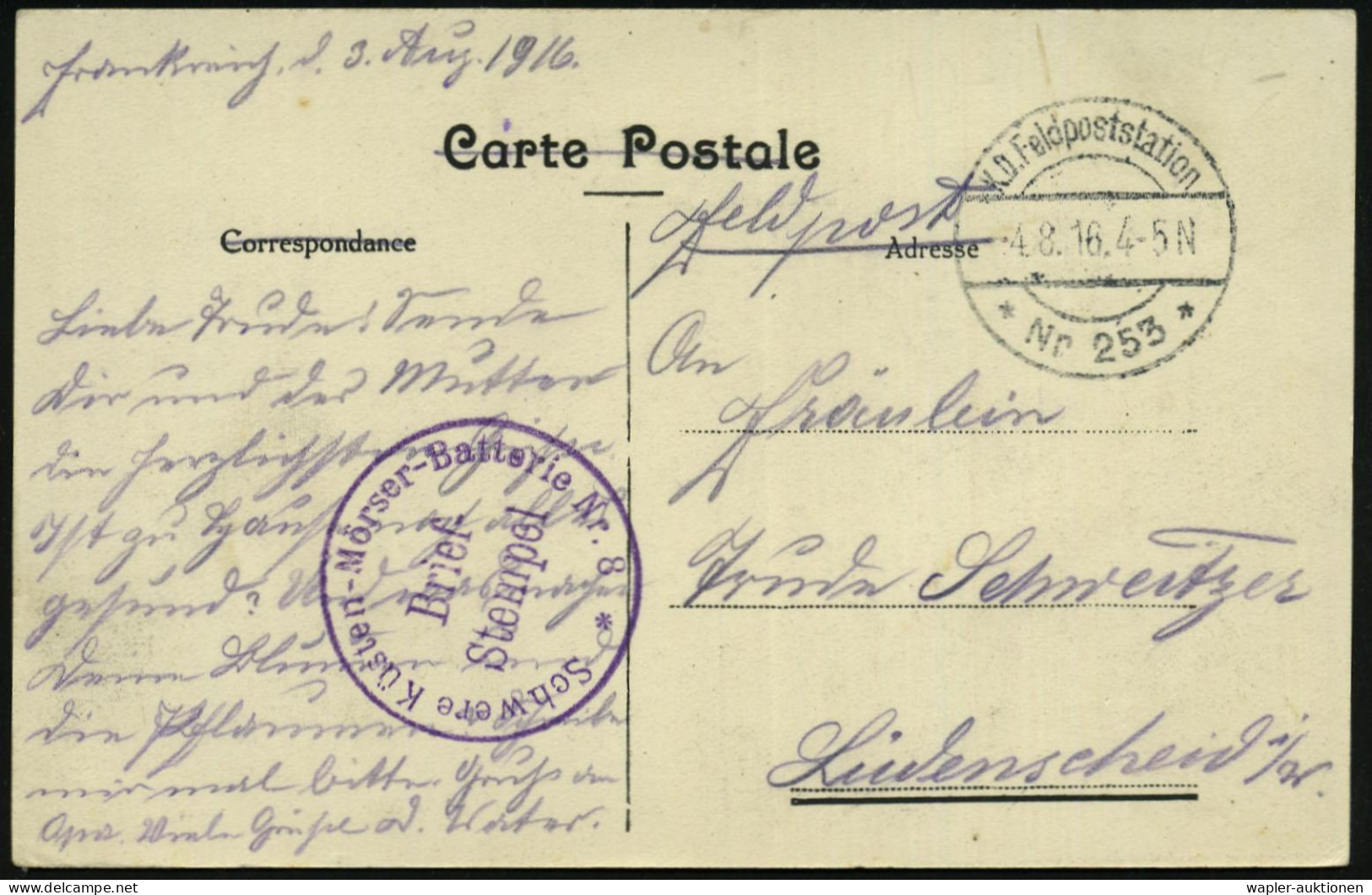 DEUTSCHE MARINE-DIENST- & FELDPOST I. WELTKRIEG 1914-18 (OHNE MSP) - GERMAN NAVAL FIELD-POST WW.I (1914-18) - POSTE DE C - Schiffahrt