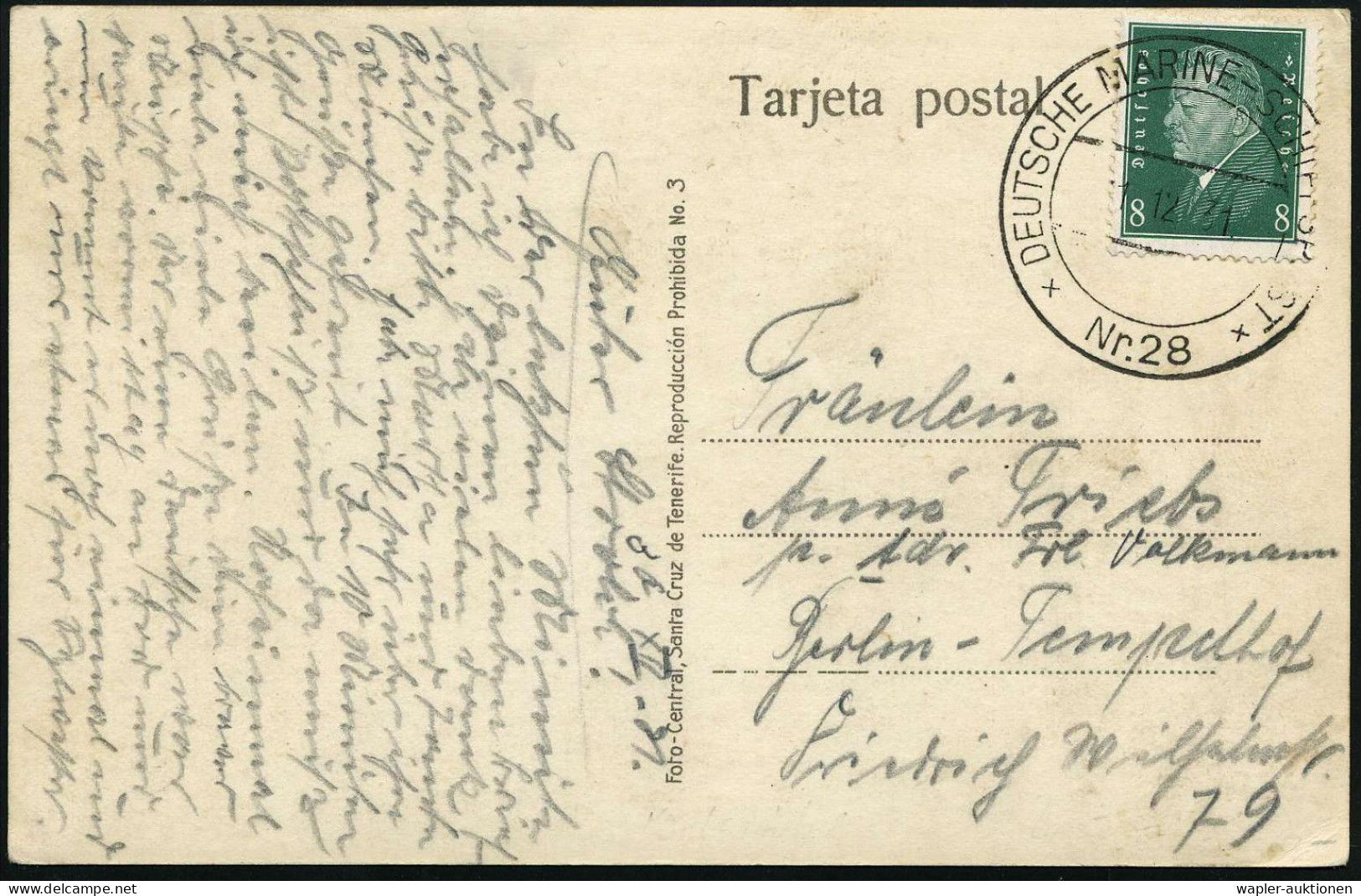 DEUTSCHE MARINE-SCHIFFSPOST  1919 - 1932/33 - GERMAN NAVAL SEA POST (SHIPS) 1919 - 1932/33 - POSTE NAVALE ALLEMANDE (BAT - Marítimo