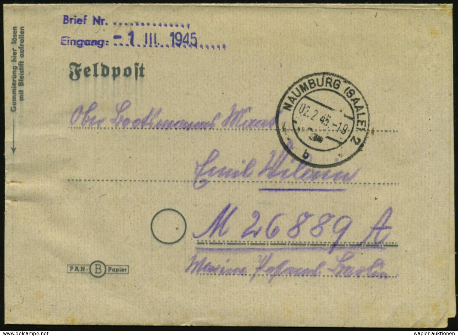 DEUTSCHE KRIEGSMARINE  & MARINE-FELDPOST II. WELTKRIEG - GERMAN NAVY & NAVAL FIELD-POST WW.II - MARINE ALLEMANDE (SERVIC - Marítimo