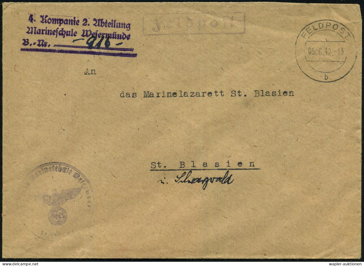 DEUTSCHE KRIEGSMARINE  & MARINE-FELDPOST II. WELTKRIEG - GERMAN NAVY & NAVAL FIELD-POST WW.II - MARINE ALLEMANDE (SERVIC - Marítimo