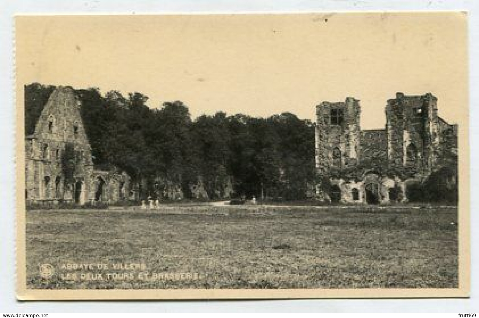 AK 156852 BELGIUM - Abbaye De Villers - Les Deux Tours Et Brasserie - Villers-la-Ville