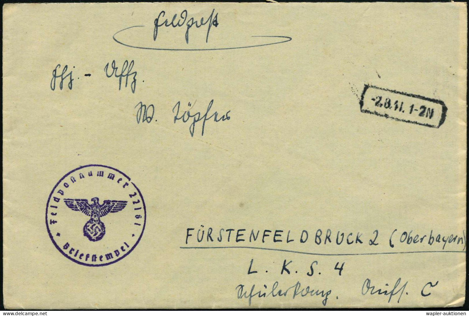 DEUTSCHE MARINE-SCHIFFSPOST II.WELTKRIEG - GERMAN NAVY SEA-POST WW.II - POSTE NAVALE ALLEMANDE  (BATEAUX) G.M.II - POSTA - Schiffahrt