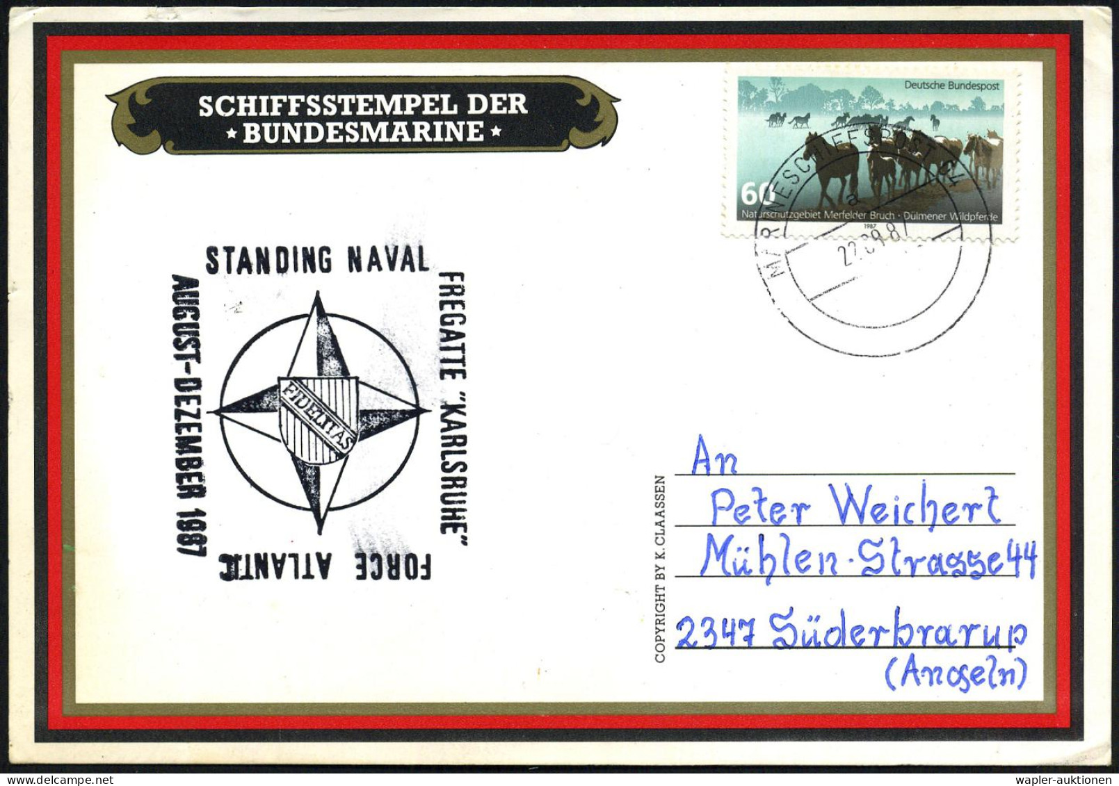 BUNDESMARINE (BRD) - FEDERAL GERMAN NAVY ( PAST 1956) - MARINE ALLEMANDE FEDERALE (APRES 1956) - MARINA REPUBBLICA FEDER - Maritime