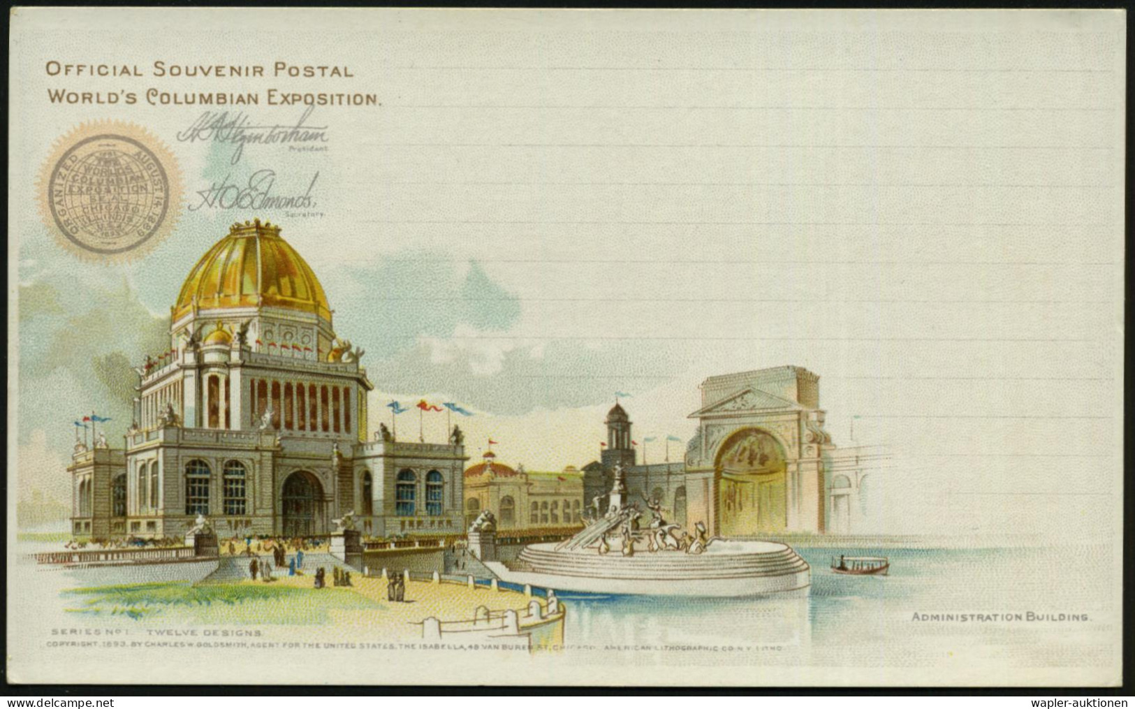 WELTAUSSTELLUNG - WORLD'S FAIR (EXPO) - EXPOSITION UNIVERSELLE - ESPOSIZIONE UNIVERSALE - Other & Unclassified