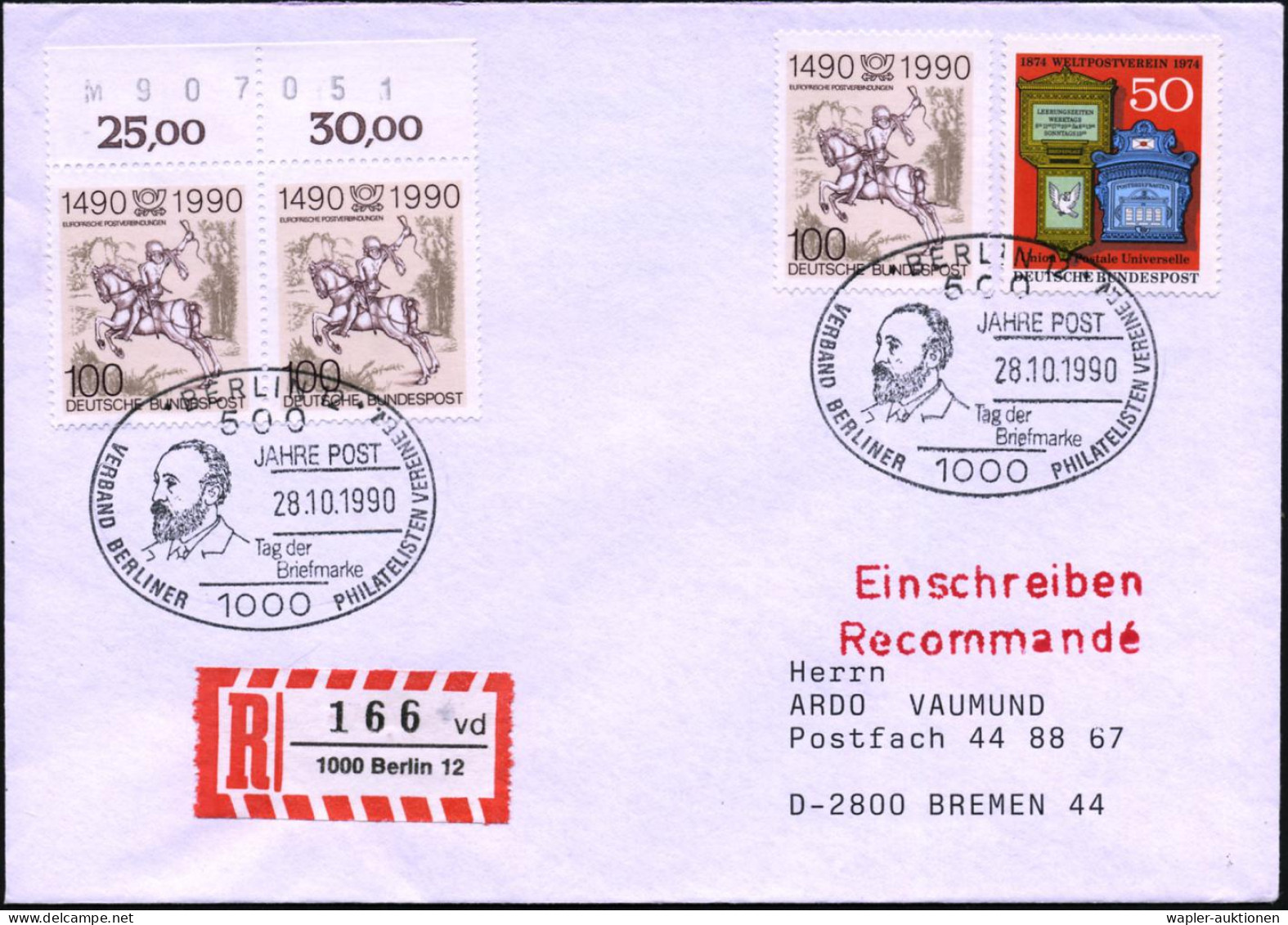 HEINRICH VON STEPHAN & U.P.U.-PIONIERE - HEINRICH VON STEPHAN & U.P.U. PIONEERS - HEINRICH VON STEPHAN & PIONNIER DE L'U - UPU (Universal Postal Union)