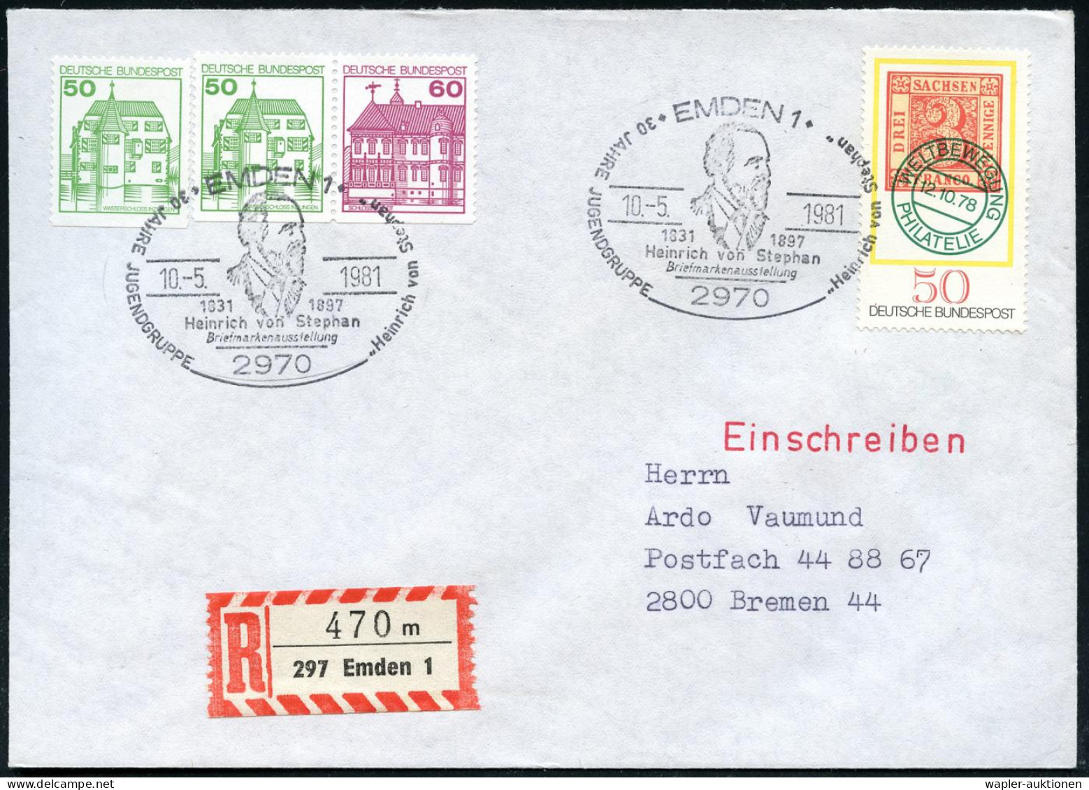 HEINRICH VON STEPHAN & U.P.U.-PIONIERE - HEINRICH VON STEPHAN & U.P.U. PIONEERS - HEINRICH VON STEPHAN & PIONNIER DE L'U - UPU (Union Postale Universelle)