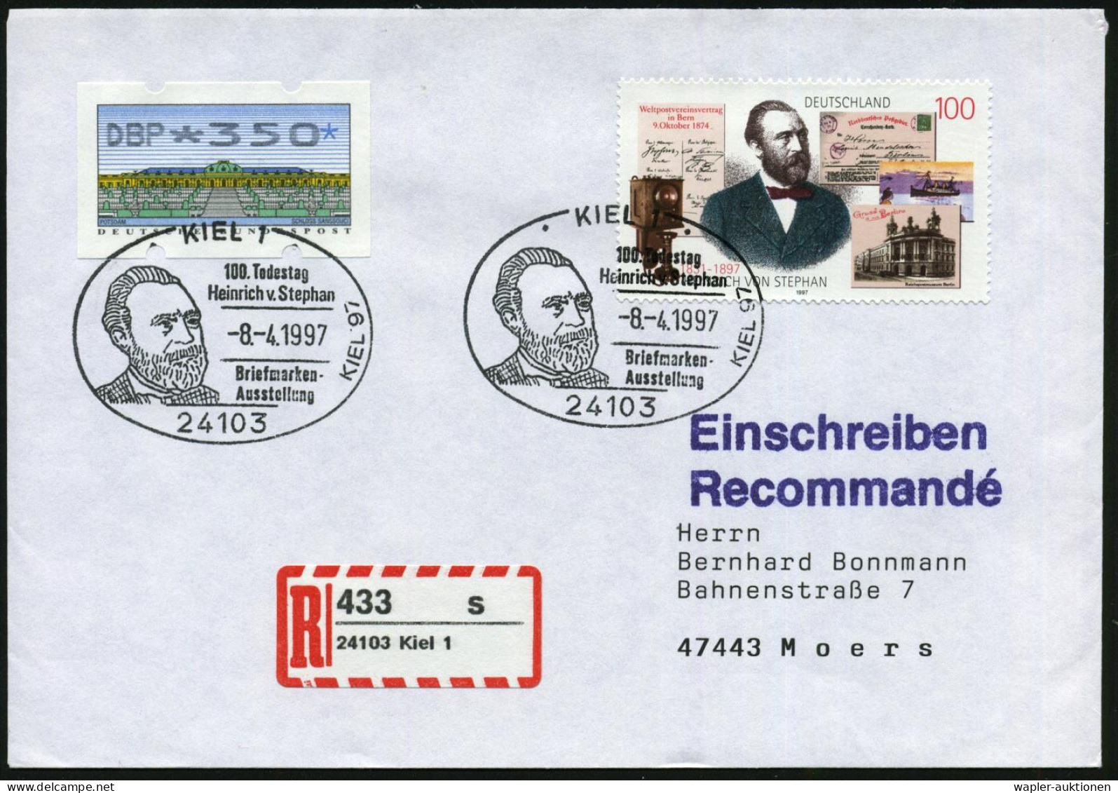 HEINRICH VON STEPHAN & U.P.U.-PIONIERE - HEINRICH VON STEPHAN & U.P.U. PIONEERS - HEINRICH VON STEPHAN & PIONNIER DE L'U - UPU (Universal Postal Union)