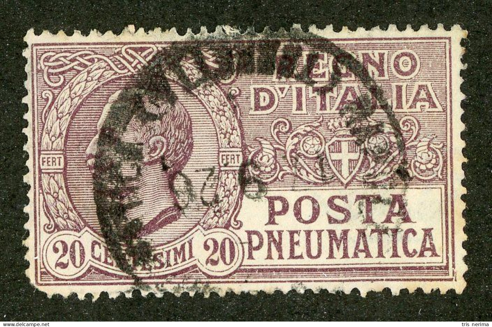 831 Italy 1925 Scott #D5 Used (Lower Bids 20% Off) - Pneumatische Post