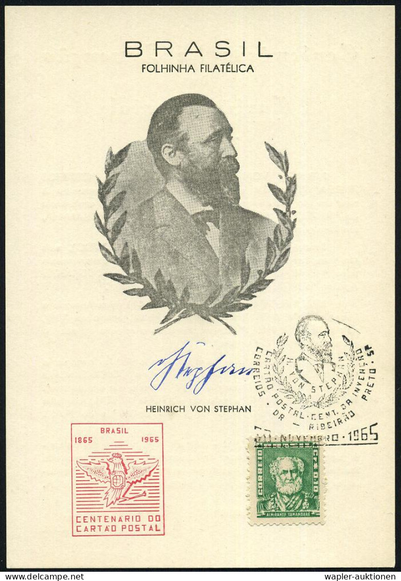 HEINRICH VON STEPHAN & U.P.U.-PIONIERE - HEINRICH VON STEPHAN & U.P.U. PIONEERS - HEINRICH VON STEPHAN & PIONNIER DE L'U - WPV (Weltpostverein)