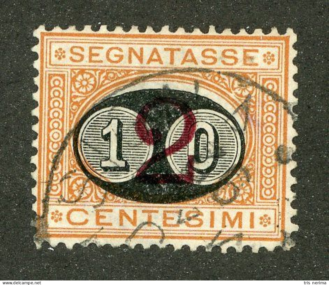 833 Italy 1890 Scott #J25 Used (Lower Bids 20% Off) - Postage Due