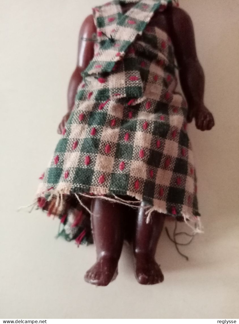 POUPEE FOLKLORIQUE ANTILLES  ? AFRIQUE ?   ANNEES /60 - Poupées