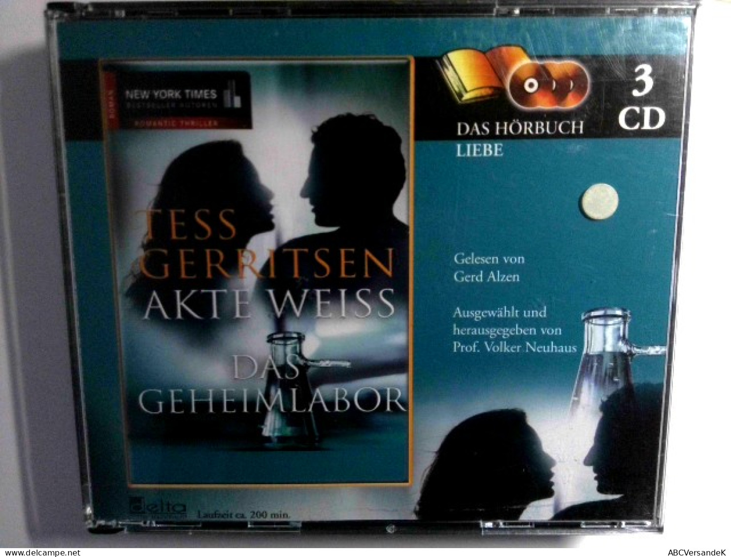 AKTE WEISS DAS GEHEIMLABOR   Gelesen Von Gerd Alzen - CD