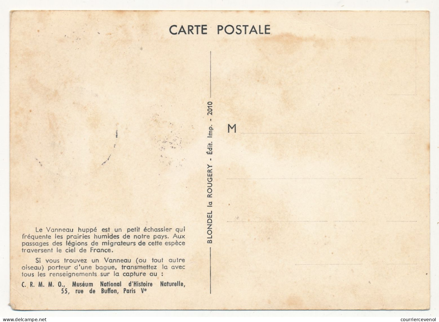 FRANCE - 2 Cartes Maximum - 0,20 Vanneau Huppé - Premier Jour Paris 17 Décembre 1960 - 1960-1969