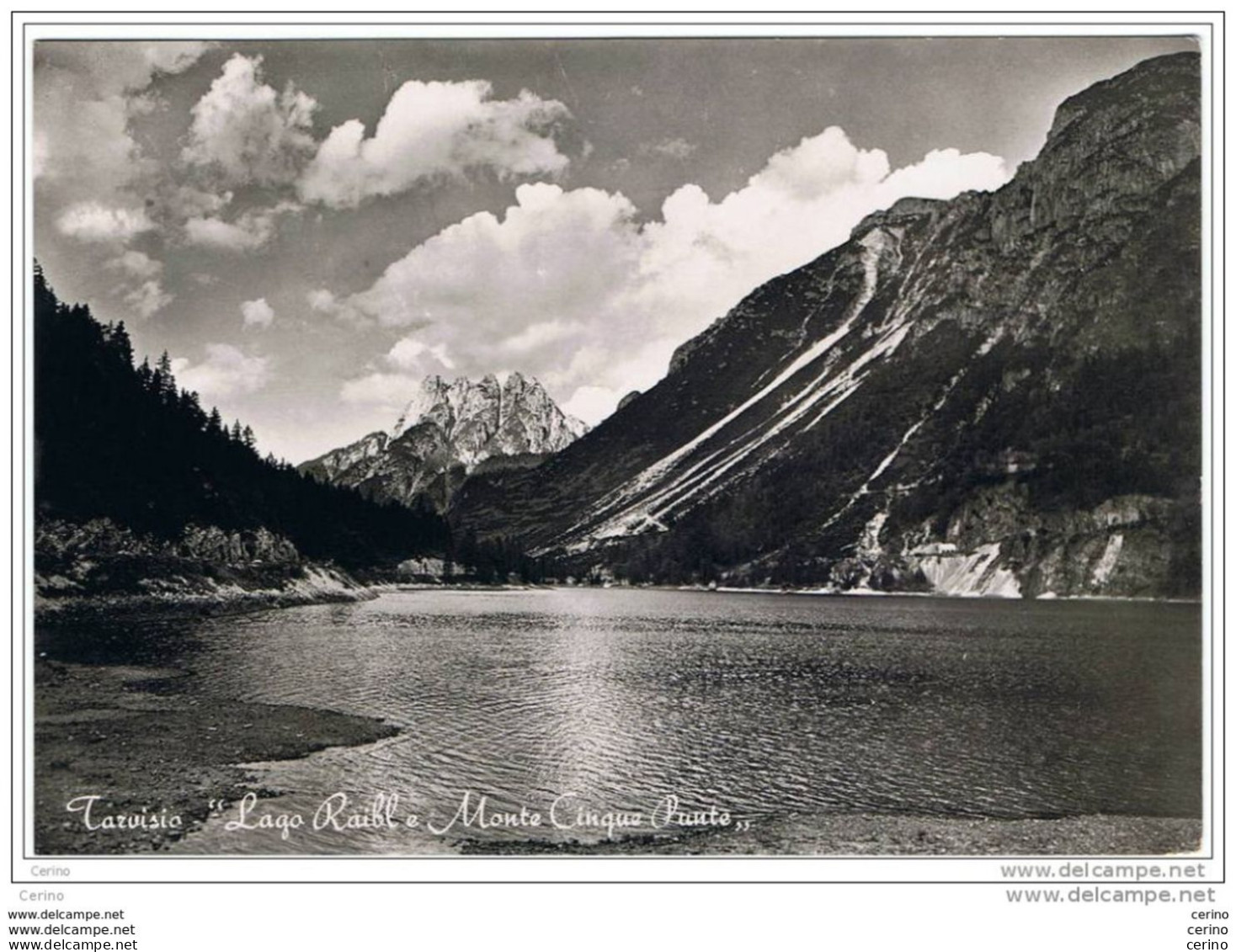 TARVISIO (UD):  LAGO  RAIBL  E  MONTE  CINQUE  PUNTE  -  FOTO  -  FG - Wassertürme & Windräder (Repeller)