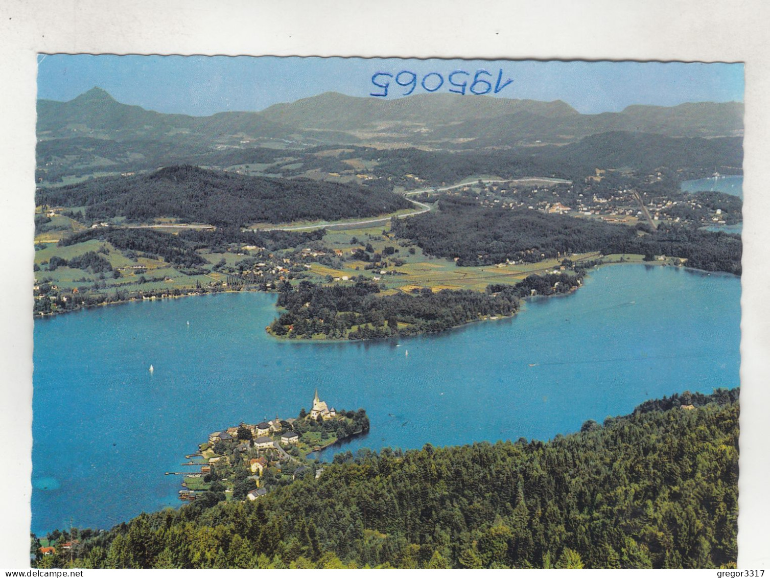 D3768) Blick Vom Pyramidenkogel Auf Den WÖRTHERSEE Mit MARIA WÖRTH U. Krumpendorf - Kärnten - Maria Wörth