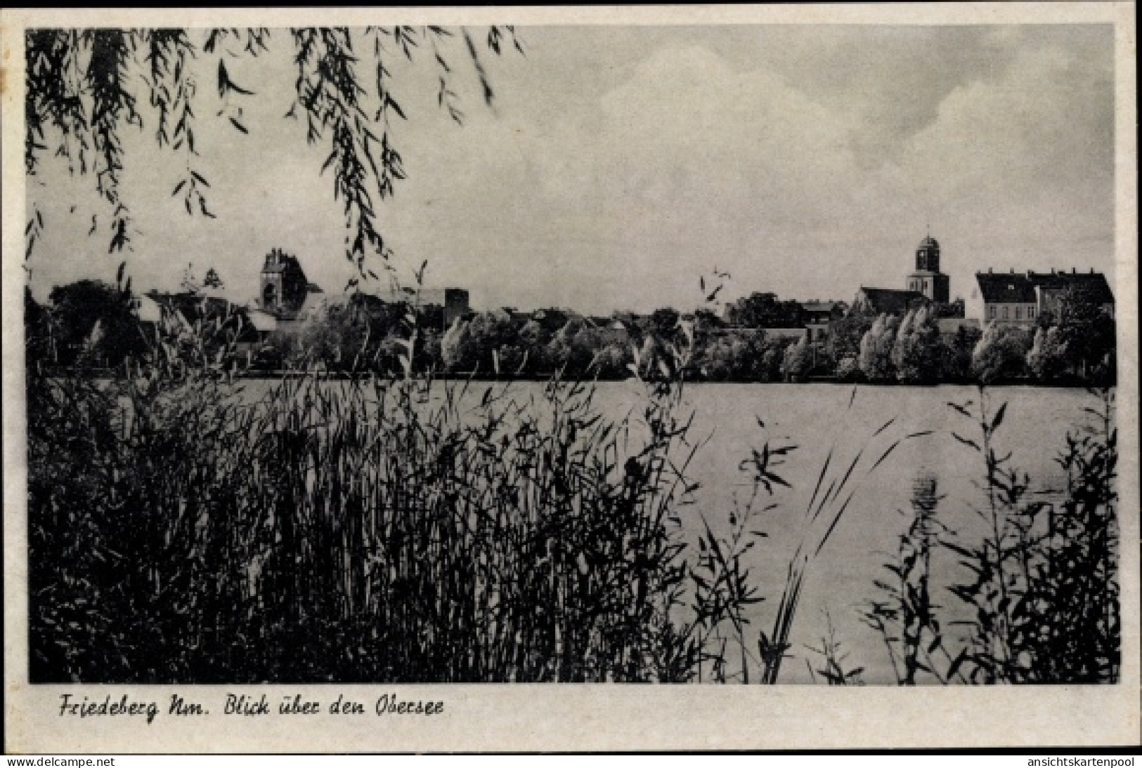 CPA Strzelce Krajenskie Friedeberg In Der Neumark Ostbrandenburg, Blick über Den Obersee - Neumark