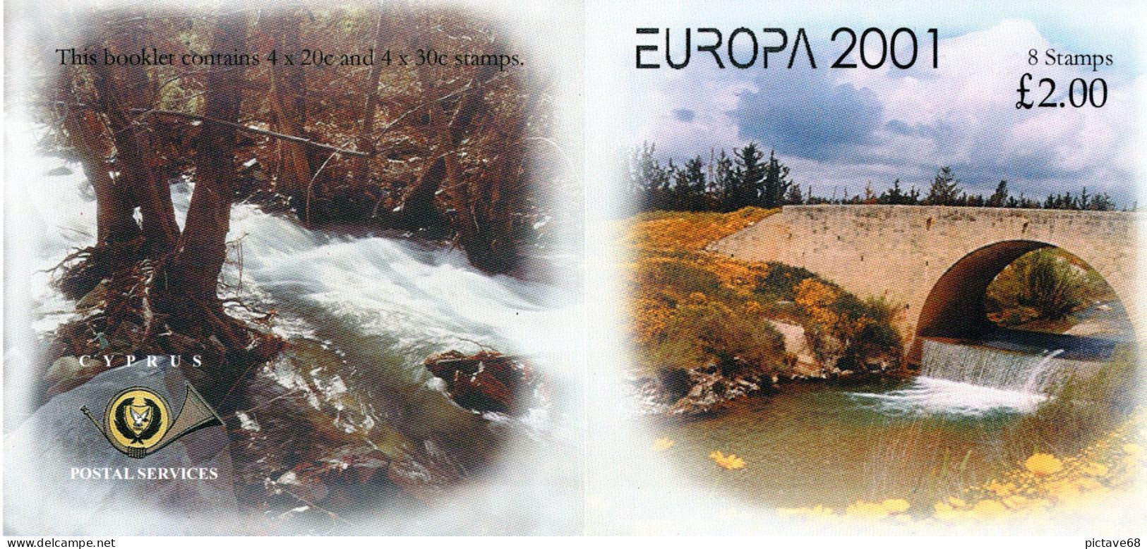 EUROPA / CHYPRE /  CARNET N° C984 DE 2001 NEUF * * - Unused Stamps