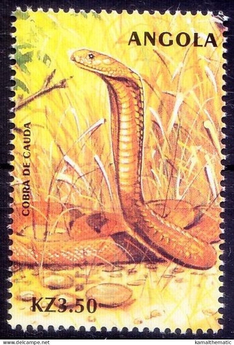 Angola 2000 MNH, Cobra, Snakes, Reptiles - Serpents
